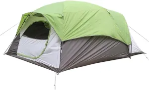 Weatherproof Tents 4-6 People Double-Layer Tent, Rainproof and Sunshade Outdoor Camping Tent, Easy to Build Family Park Tent Camping and Hiking Tents