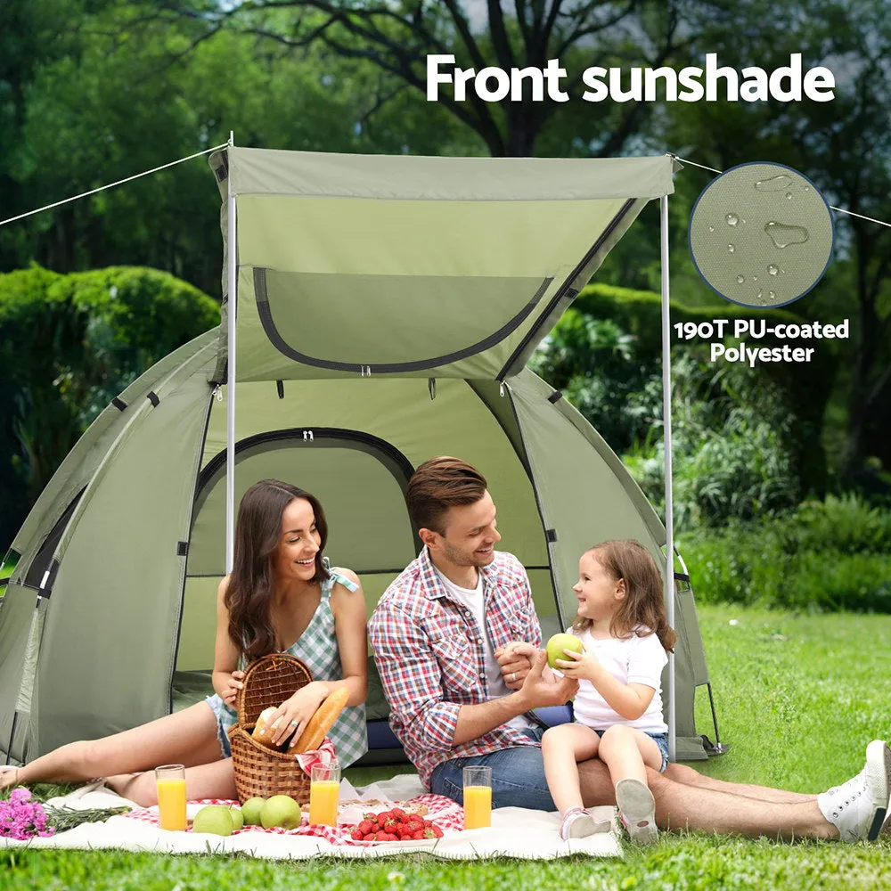 Weisshorn 5-in-1 Camping Tent Cot 1-person Air Mattress Camping Bed-NSW_Rural