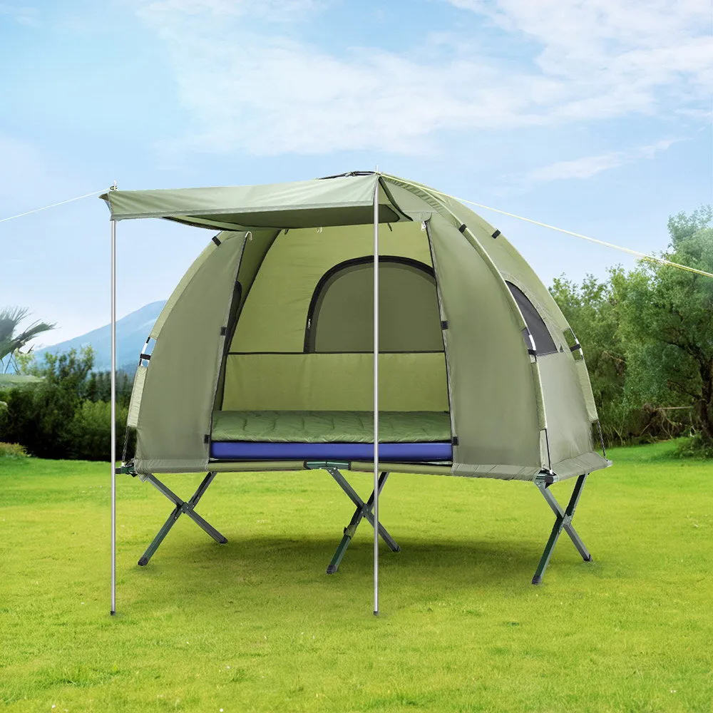 Weisshorn 5-in-1 Camping Tent Cot 1-person Air Mattress Camping Bed-NSW_Rural