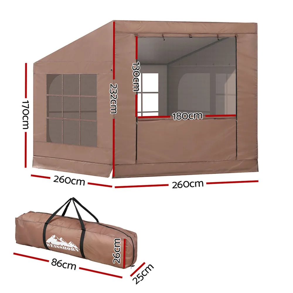 Weisshorn Camping Tent Car SUV Rear Side Canopy Portable Shelter Family Home 4WD-SA_Rural