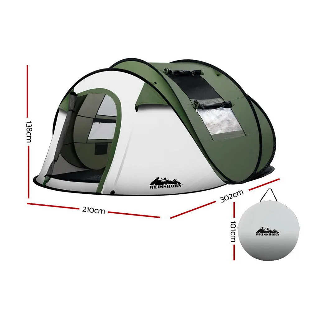 Weisshorn Instant Up Camping Tent 4-5 Person Pop up Tents Family Hiking Beach Dome-SA_Rural
