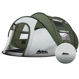 Weisshorn Instant Up Camping Tent 4-5 Person Pop up Tents Family Hiking Beach Dome-SA_Rural