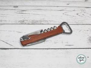 Wine Opener and Bottle Opener with Foil Cutter