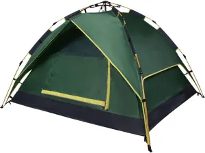 Winter Tent Dome Tents Pop Up Instantly Waterproof UV 3-4 Person Double-Door Camping and Beach for Family Short Weekends (Color : Orange, Size : 220X190X120CM) (Blue 220X190X120CM) (Orange 2