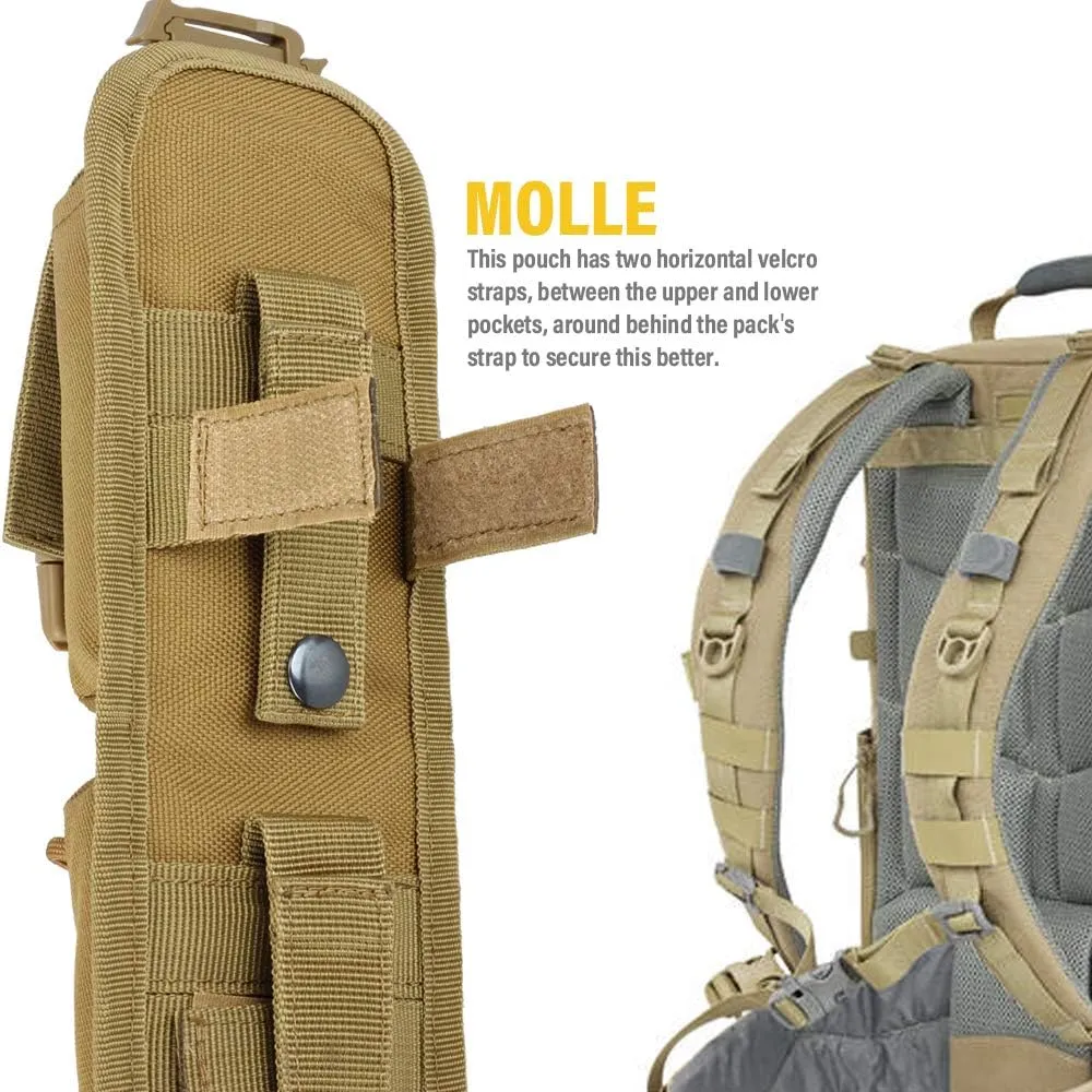 WYNEX Tactical Molle Accessory Pouch, Backpack Shoulder Strap Bag Shoulder Tape Additional Bag Multifunctional Hunting Tools Pouch