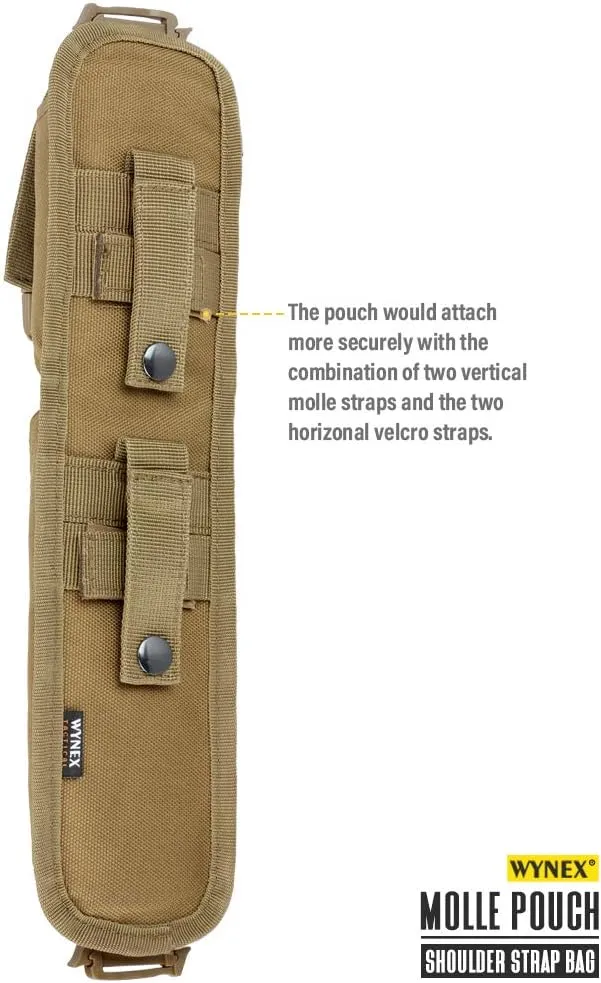 WYNEX Tactical Molle Accessory Pouch, Backpack Shoulder Strap Bag Shoulder Tape Additional Bag Multifunctional Hunting Tools Pouch