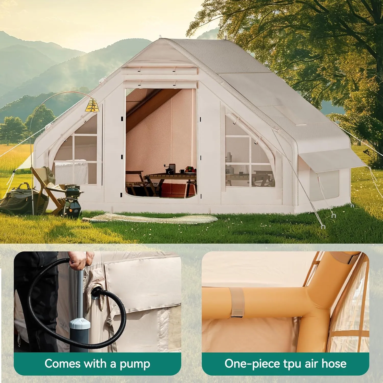 YITAHOME Tents 10X6.5ft Inflatable Tent