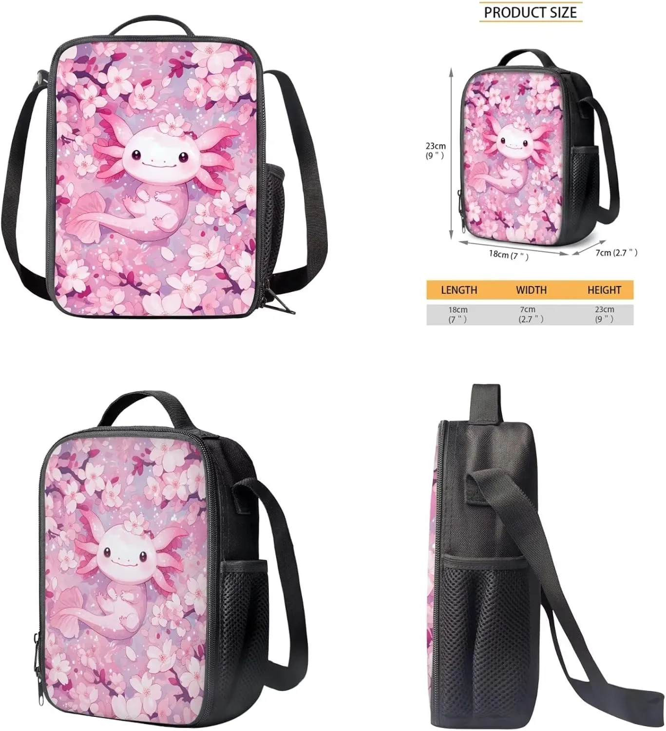 Ystardream Funny Alien Backpack for Boys Middle School Bookbag With Lunch Box 17 Inch Kids Elementary School Backpack with Pencil Case Keychain Students Back to School Supplies