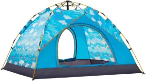 YYDS Tents for Camping Thicken Anti-Storm Camping Tent Portable Anti-UV Automatic Tents Outdoor Hiking Multiplayer Family Tent Camping Tents (Size : 2-3 Person)